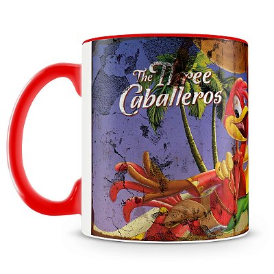 Caneca Zé Carioca (Vermelho)