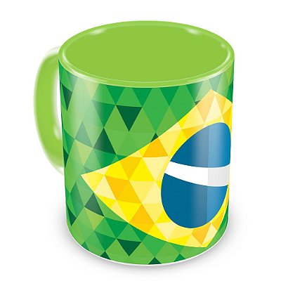 Caneca Personalizada Bandeira do Brasil