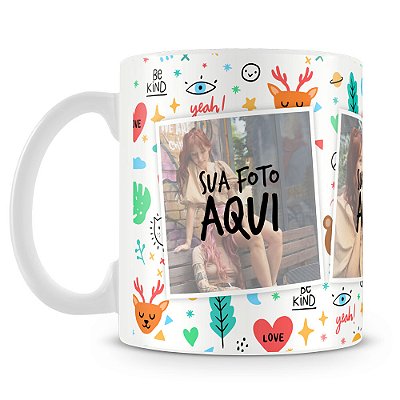 Caneca Personalizada Bichinhos (3 Fotos)