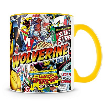 Caneca Wolverine Quadrinhos