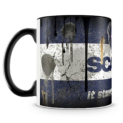 Caneca Lata de Óleo Scania
