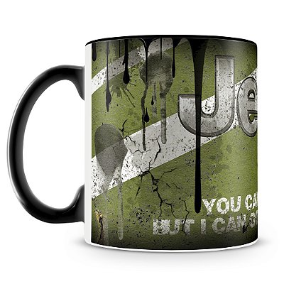 Caneca Lata de Óleo Jeep