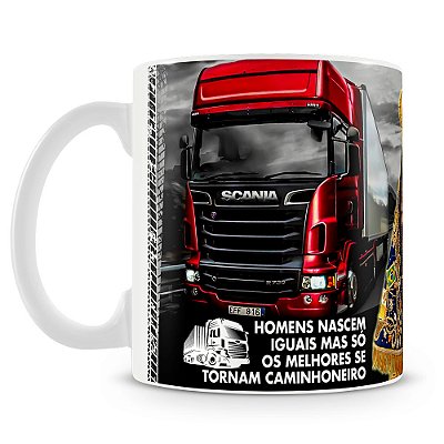 Caneca Os Melhores são Caminhoneiros (Com Foto)