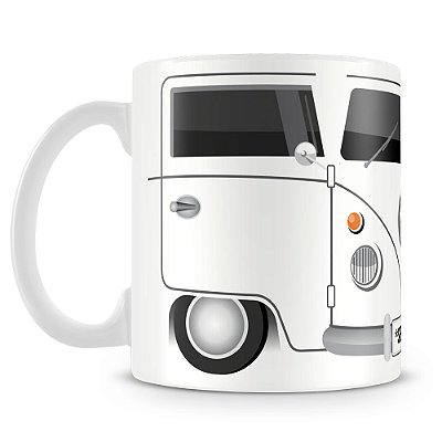 Caneca Kombi Branca (Com Nome)
