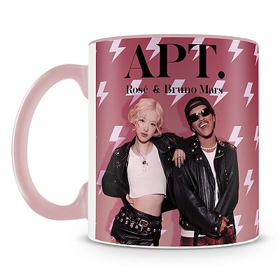 Caneca Spotify Rosé & Bruno Mars (APT)