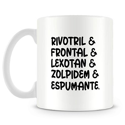 Caneca Rivotril & Espumante (Mod.2)