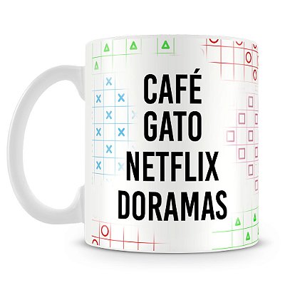 Caneca Netflix & Doramas