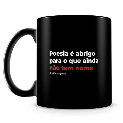 Caneca Abrigo (100% Preta)
