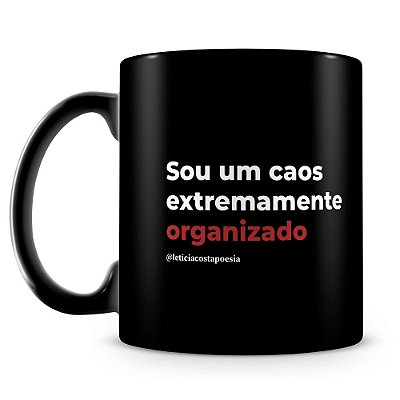 Caneca Caos II (100% Preta)
