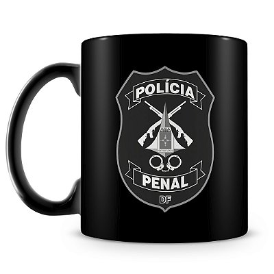 Caneca Polícia Penal do Distrito Federal (100% Preta)