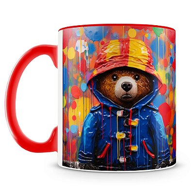 Caneca Urso Paddington 3D (Mod.1)