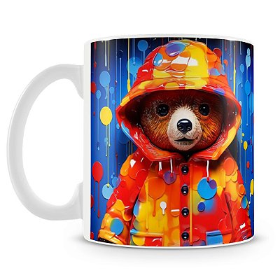 Caneca Urso Paddington 3D (Mod.3)