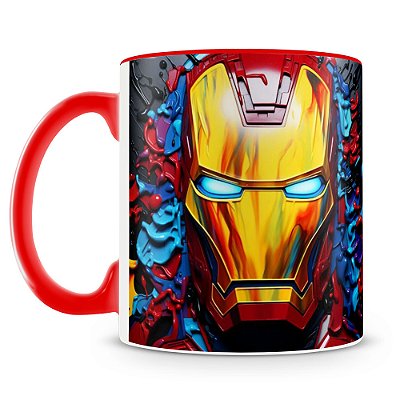 Caneca Homem de Ferro 3D (Mod.3)