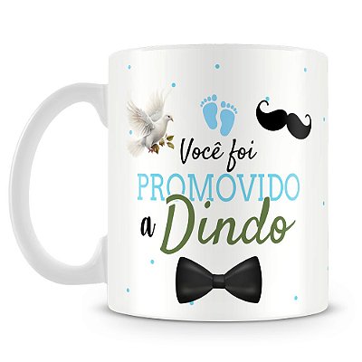 Caneca Promovido a Dindo (Com Foto)
