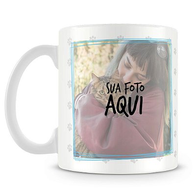 Caneca Personalizada Seu Pet Mod.2 (Foto e Nome)