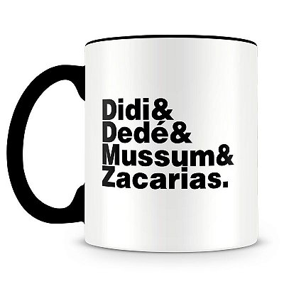 Caneca Personalizada Os Trapalhões Integrantes