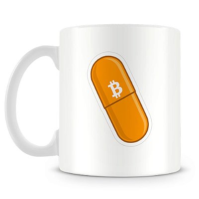 Caneca Bitcoin Pills