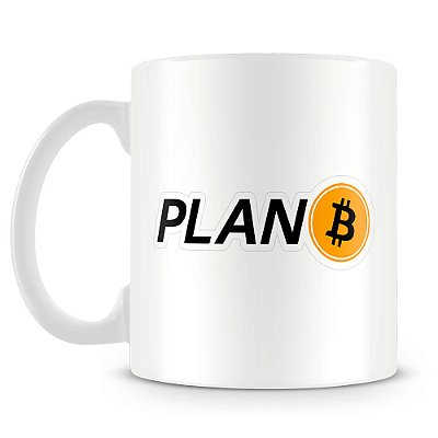 Caneca Bitcoin Plano B
