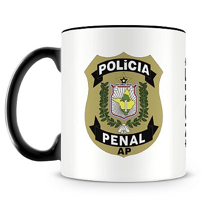 Caneca Polícia Penal do Amapá (Com Nome)