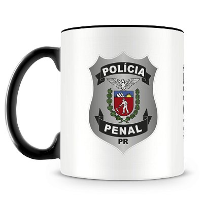 Caneca Polícia Penal do Paraná (Com Nome)
