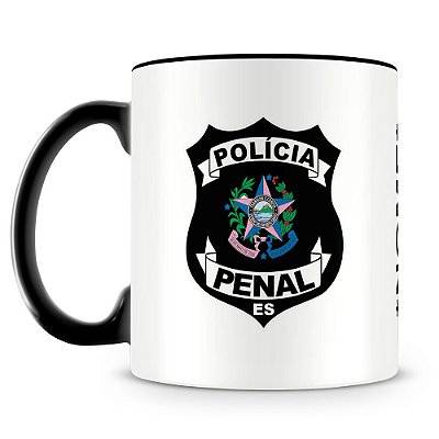 Caneca Polícia Penal do Espírito Santo (Com Nome)
