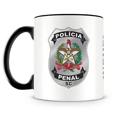 Caneca Polícia Penal de Santa Catarina (Com Nome)
