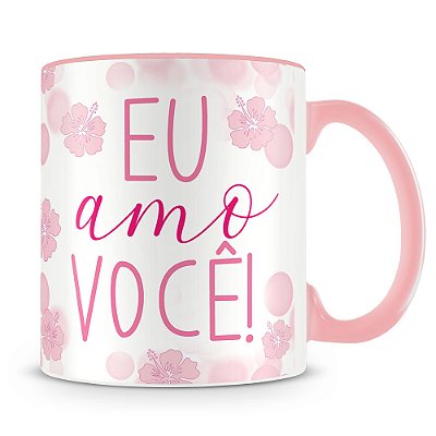 Stitch e Angel - Eu Amo Você (Rosa)