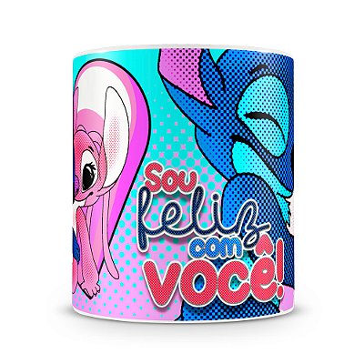 Stitch e Angel - Sou Feliz com Você (Mod.2)