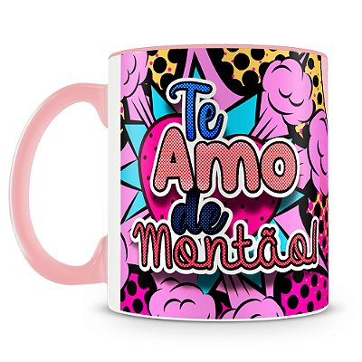 Stitch e Angel - Te Amo de Montão (Rosa)