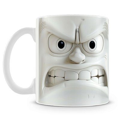 Caneca Caras e Bocas Mega Zangado