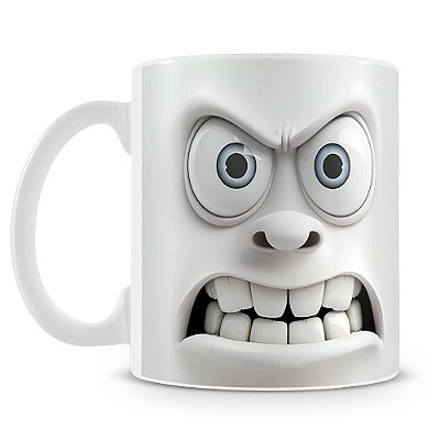Caneca Caras e Bocas Zangado (Mod.3)