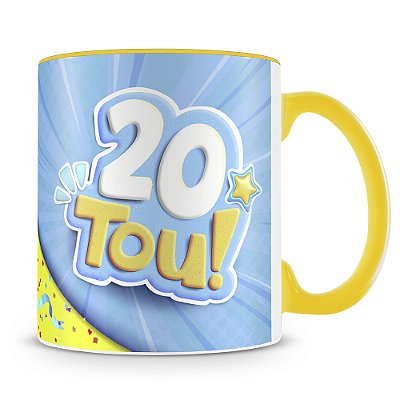 Caneca Aniversário 20tou (Azul)