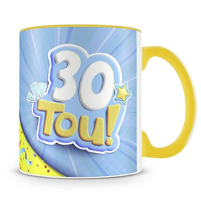 Caneca Aniversário 30tou (Azul)
