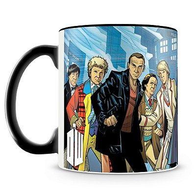 Caneca Personalizada Doctor Who Comics (Mod.2)