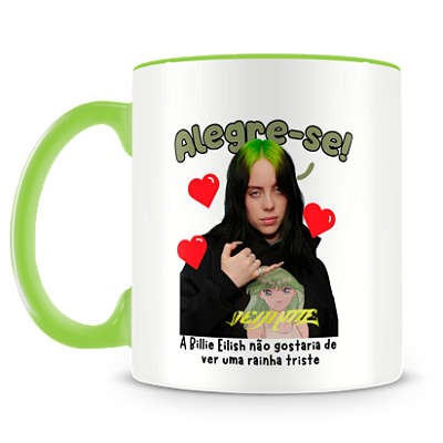Caneca Billie Eilish Meme