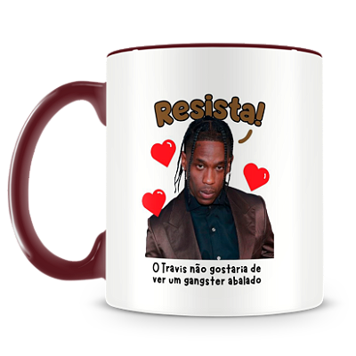 Caneca Travis Scott Meme