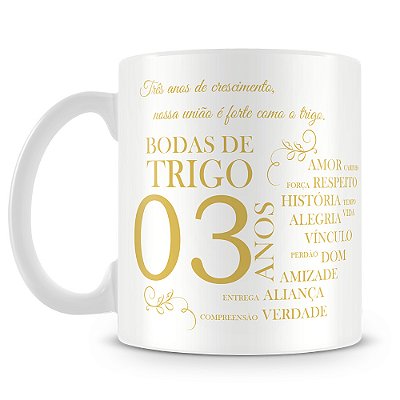Caneca Bodas de Trigo Mod.2 (Com Foto)