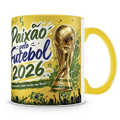 Caneca Copa Do Mundo (Com Foto) Mod. 9