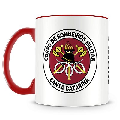 Caneca Corpo de Bombeiros de Santa Catarina (Com Nome)