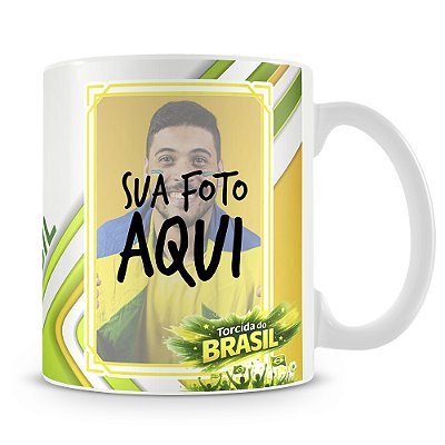 Caneca Seleção Brasileira Mod.1 (Com Foto)