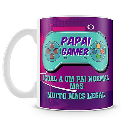 Caneca Papai Gamer (Com Foto)