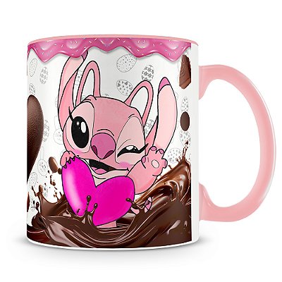 Caneca Feliz Páscoa Angel (Com Foto)