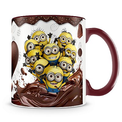 Caneca Feliz Páscoa Minions (Com Foto)