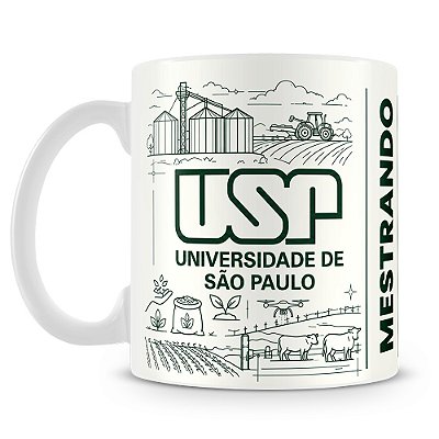Caneca Mestrando USP Gestão e Inovação no Agro