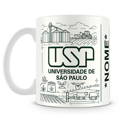 Caneca Mestrando USP G.I.A. (Com Nome)