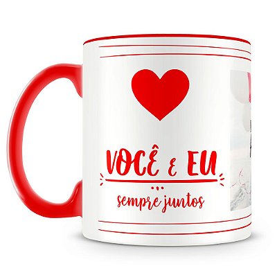 Caneca Personalizada Você e Eu (2 Fotos)