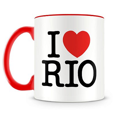 Caneca Personalizada I Love Rio de Janeiro