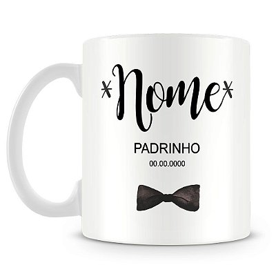 Caneca Personalizada Padrinho (Com Nome)