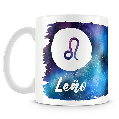 Caneca Personalizada Signo de Leão (Mod.2)