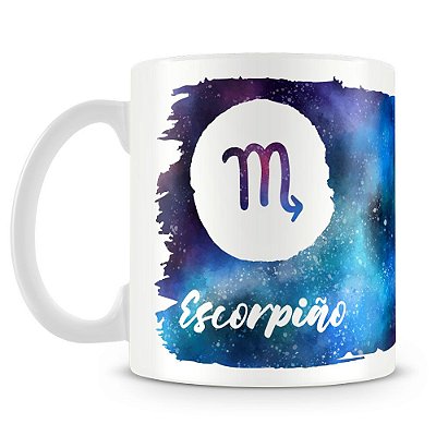 Caneca Personalizada Signo de Escorpião (Mod.2)